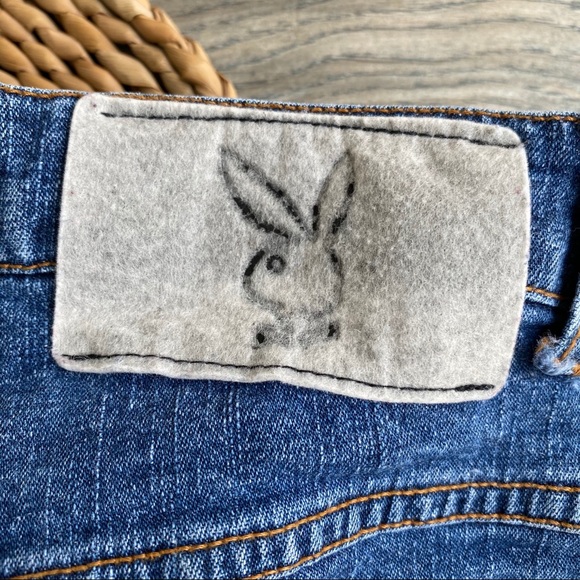 Playboy Denim Bootcut Distressed Jeans Vintage VTG - Picture 6 of 16